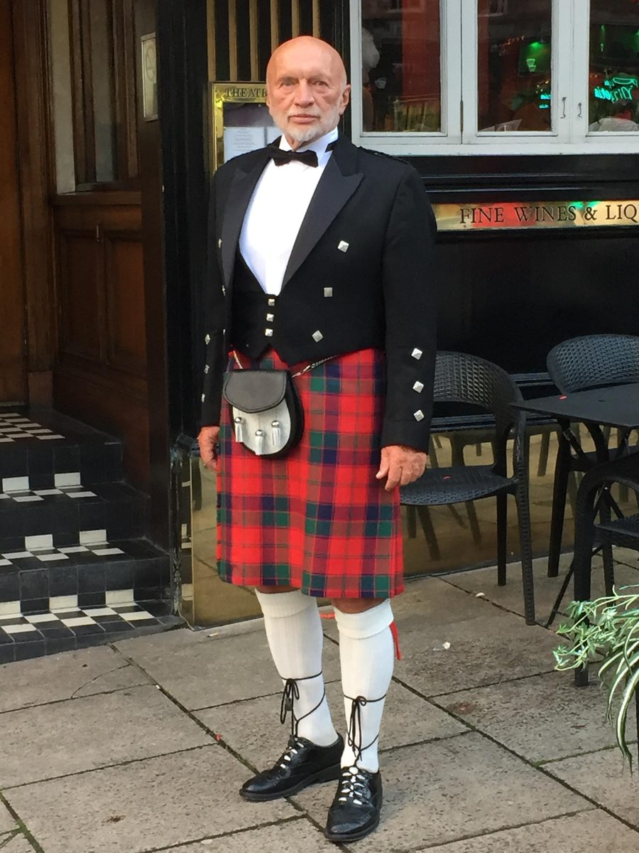 Wolfgang Thust im Kilt